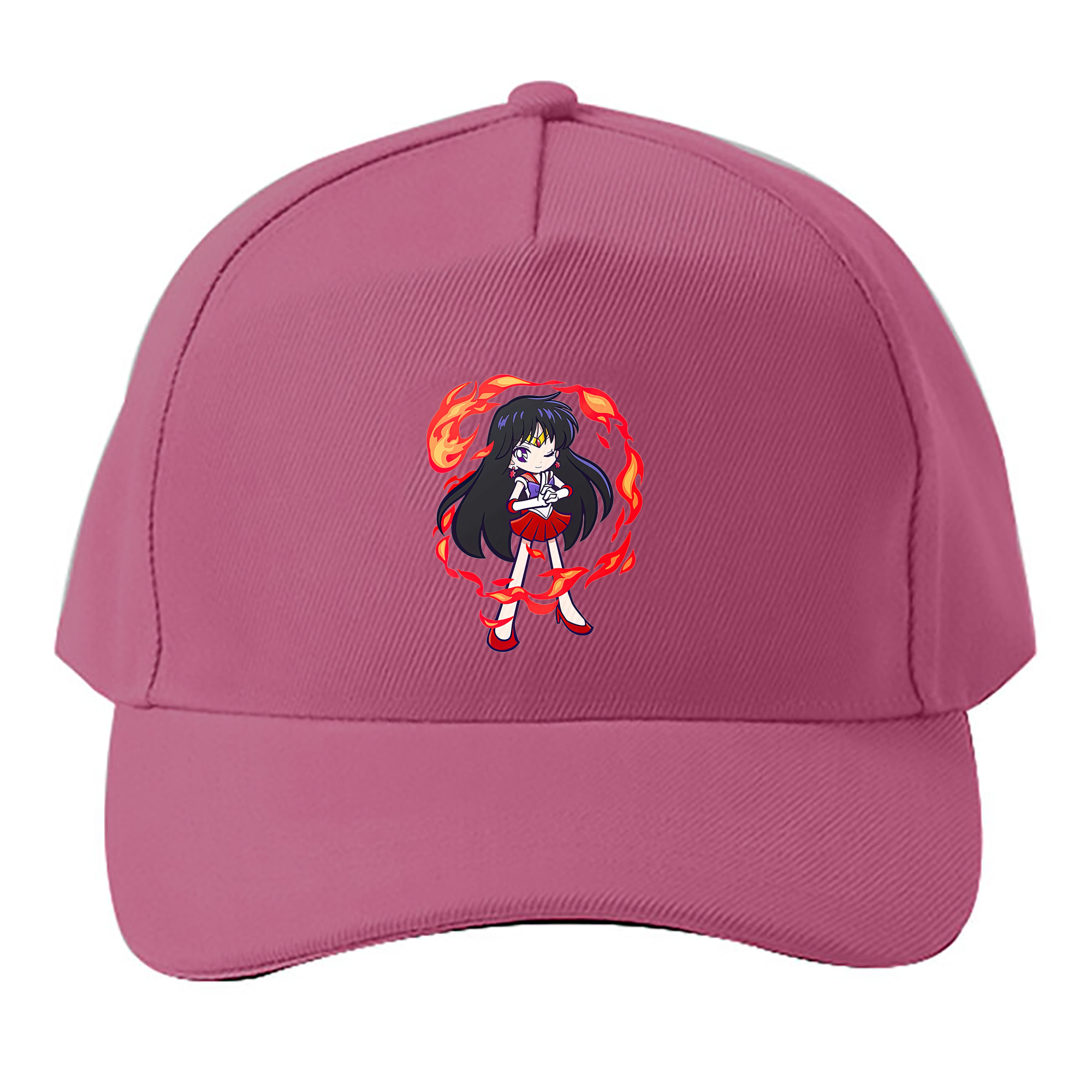 （画像用） 美少女戦士セーラームーン 火野レイ ひの レイ Sailor Moon Hino Rei （セーラーマーズ,Sailor Mars） ベースボールキャップ 綿100％ 男女兼用 帽子 スポーツ